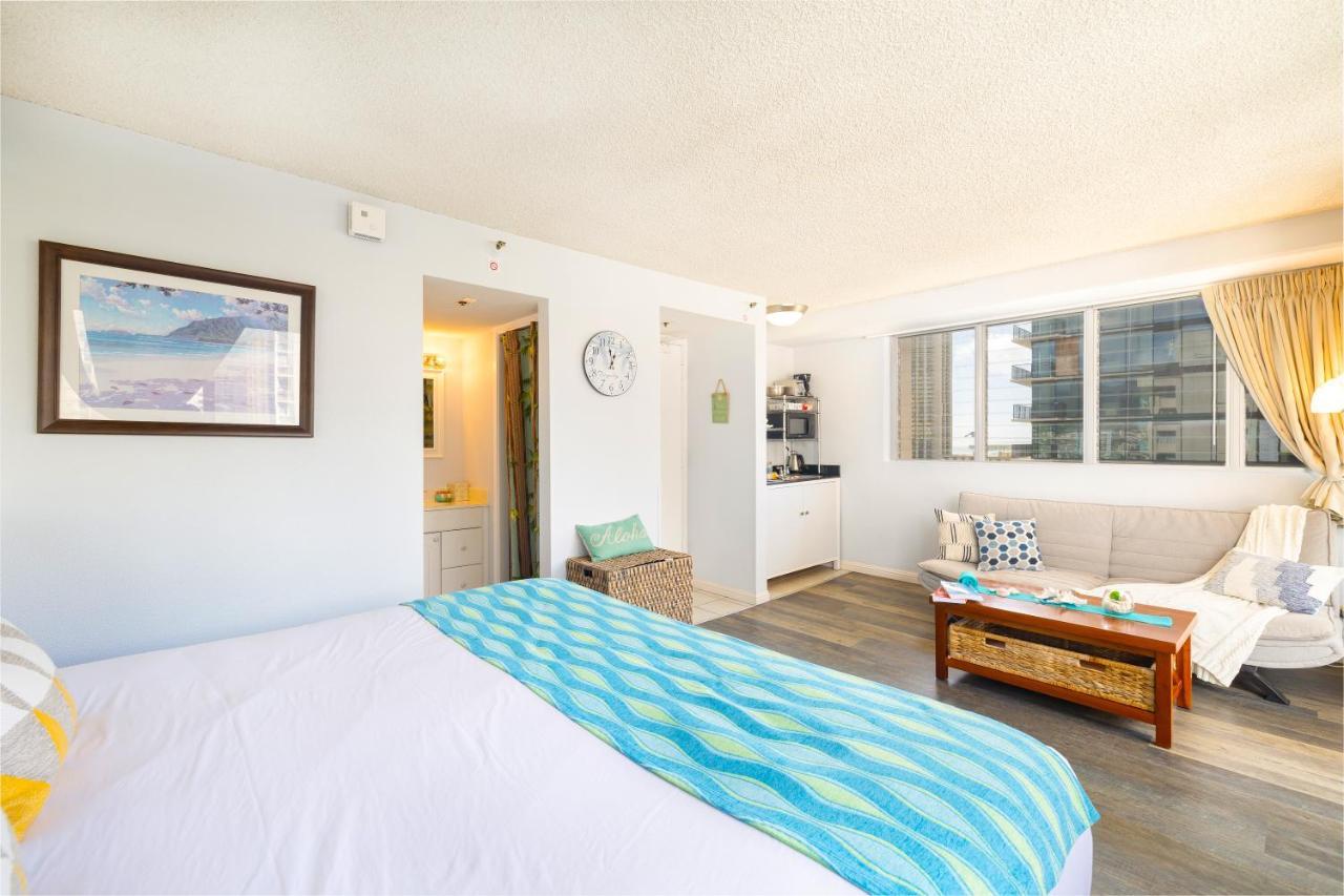 Beautiful Studio In The Heart Of Vibrant Waikiki Apartment Honolulu Exterior photo